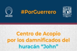 Instala ANUIES Centro de Acopio para apoyar a la población de Guerrero afectada por el huracán “John”